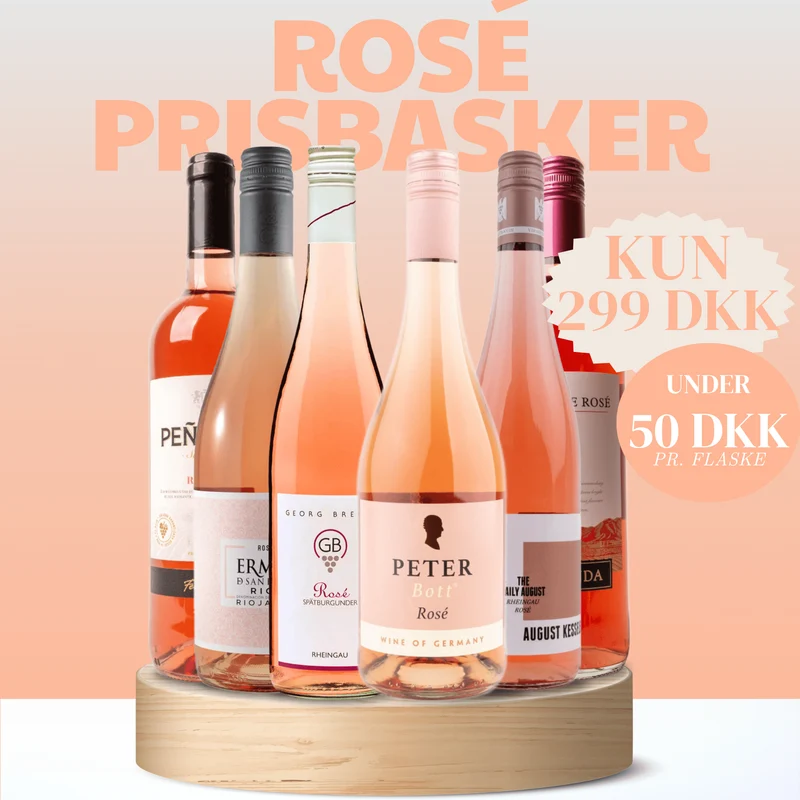 Rosébasker kassen