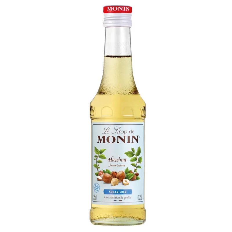 Monin Sockerfri Hasselnötssyrup 25 cl