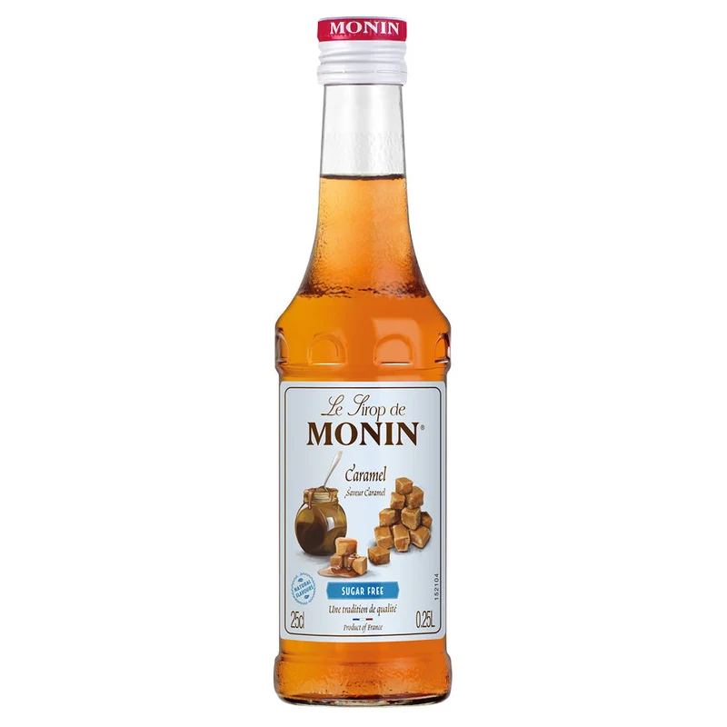 Monin Sockerfri Karamellsyrup 25 cl