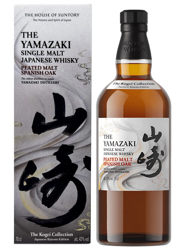 Yamazaki Peated Malt Spanish Oak Kogei 2024 Collection Kimono Edition Single Malt Japanese Whisky 700mL