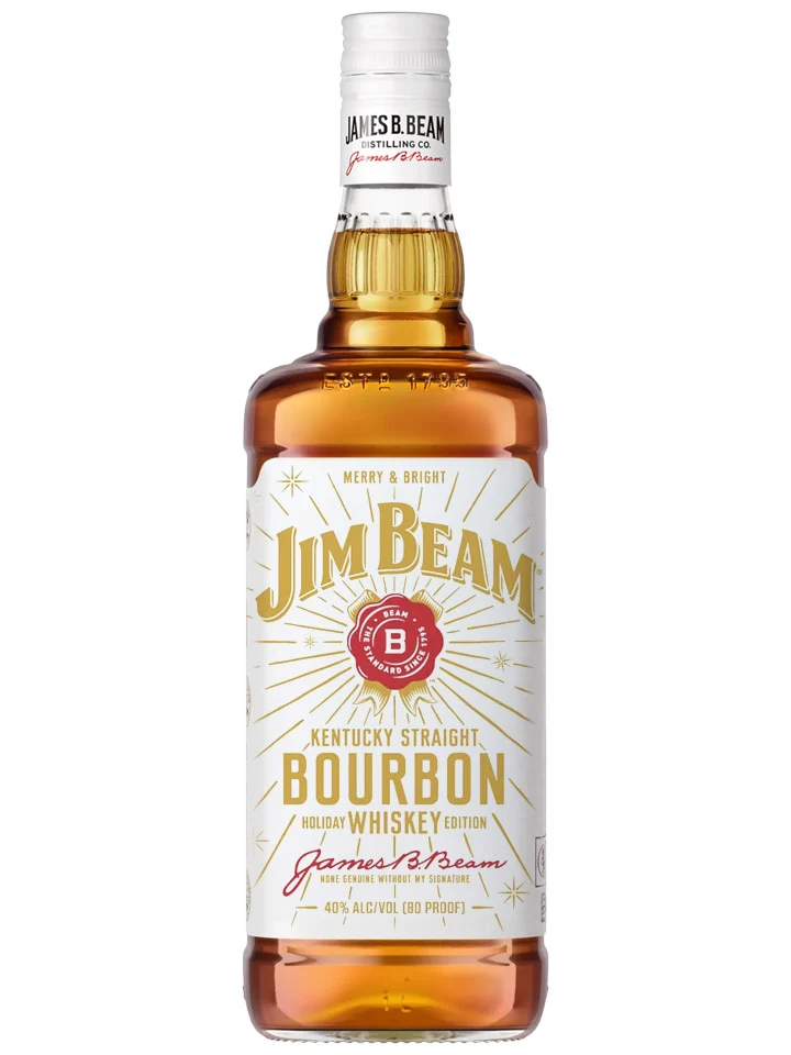 Jim Beam Holiday Limited Edition 40% Kentucky Straight Bourbon Whiskey 1L