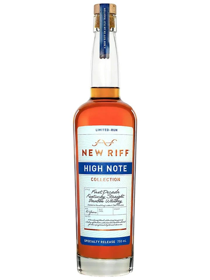 New Riff 10 Year Old High Note Collection First Decade Kentucky Straight Bourbon Whiskey 750mL