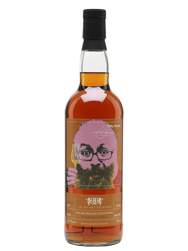 Ben Nevis 10 Year Old 2013 Single Cask Billy Abbott Sherry Butt 60.2% Cask Strength Single Malt Scotch Whisky 700mL