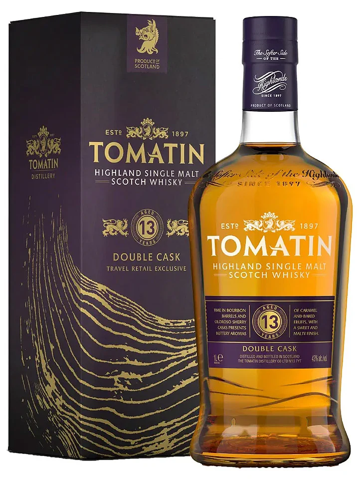 Tomatin 13 Year Old Double Cask Single Malt Scotch Whisky 1L
