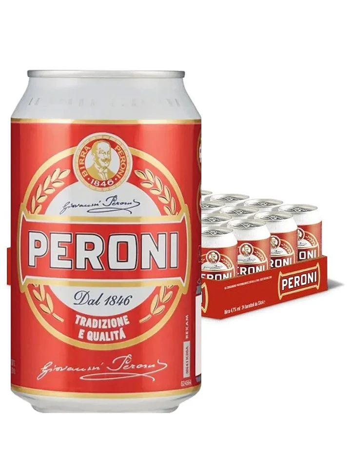 Peroni Red Imported From Italy Beer Case 24 x Pack 330mL Cans