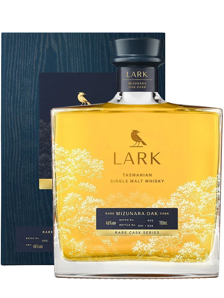 Lark Rare Cask Mizunara Oak Cask 2024 Release Single Malt Australian Whisky 700mL