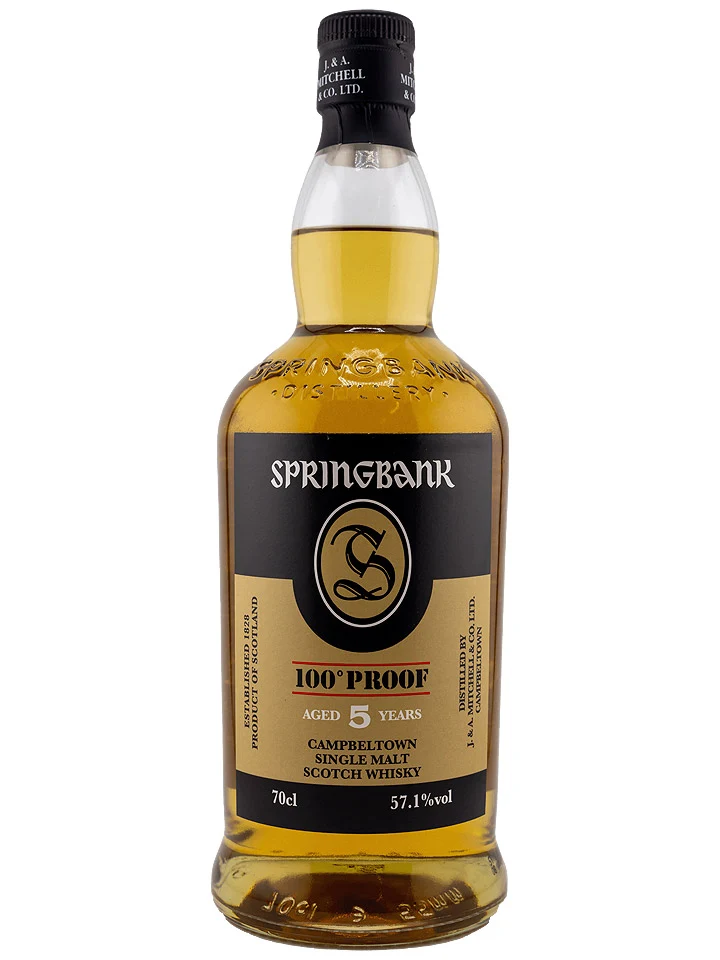 Springbank 5 Year Old 100 Proof 2025 Release Campbeltown Single Malt Scotch Whisky 700mL