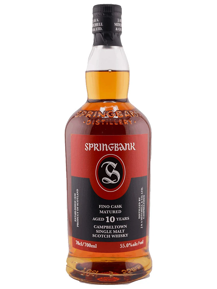 Springbank 10 Year Old Fino Cask Matured Campbeltown Single Malt Scotch Whisky 700mL