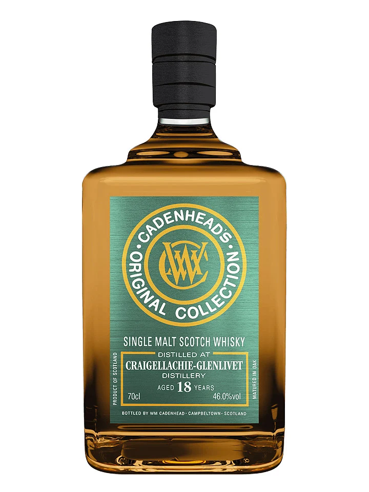 Craigellachie 18 Year Old Cadenhead's Original Collection 2006 Oloroso Cask Single Malt Scotch Whisky 700mL