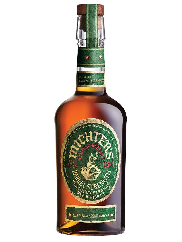 Michter's US 1 Barrel Strength Rye 2024 54.9% Limited Release Kentucky Straight Rye Whiskey 700mL