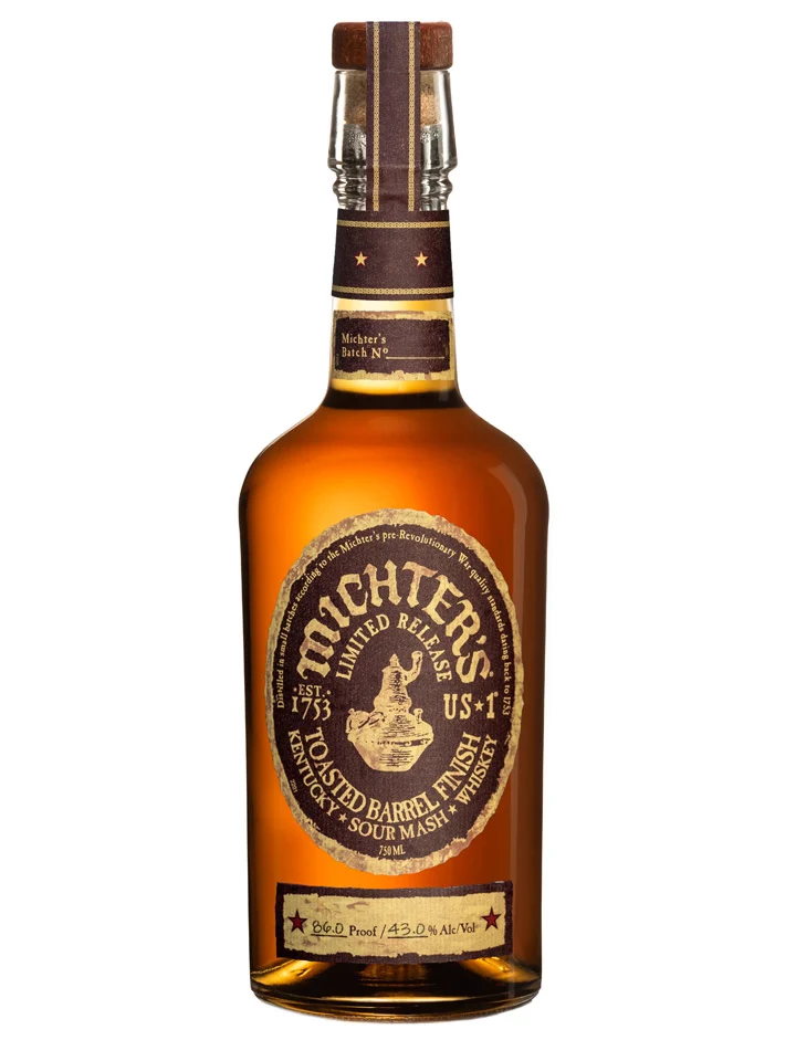 Michter's US 1 Toasted Barrel Finish 2025 Limited Release Kentucky Sour Mash Whiskey 700mL