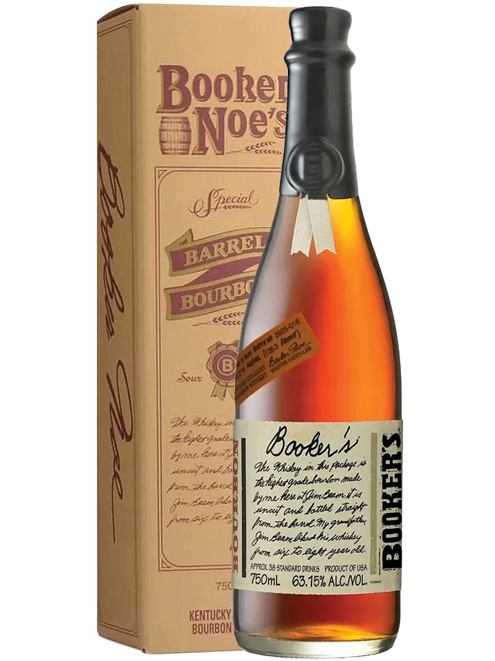 Booker's 2025-01E 126.3 Proof 63.15% Kentucky Straight Bourbon Whiskey 750mL