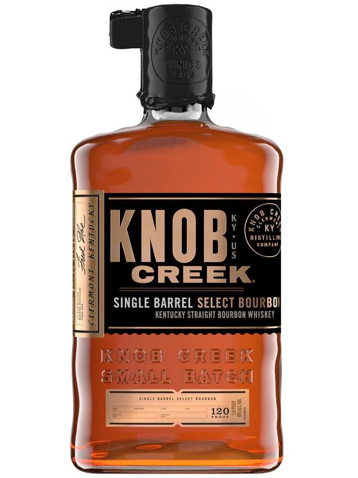 Knob Creek 10 Year Old Single Barrel Select "Liquor World" 120 Proof Kentucky Straight Bourbon Whiskey 750mL