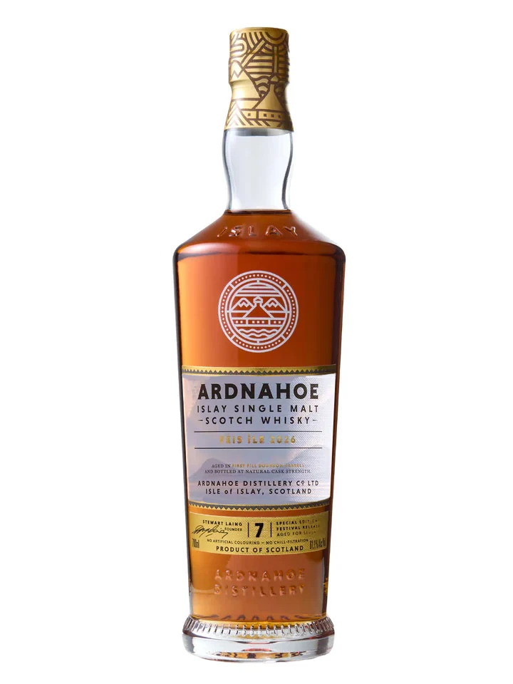 Ardnahoe 7 Year Old Feis Ile 2026 Limited Edition Cask Strength Islay Single Malt Scotch Whisky 700mL