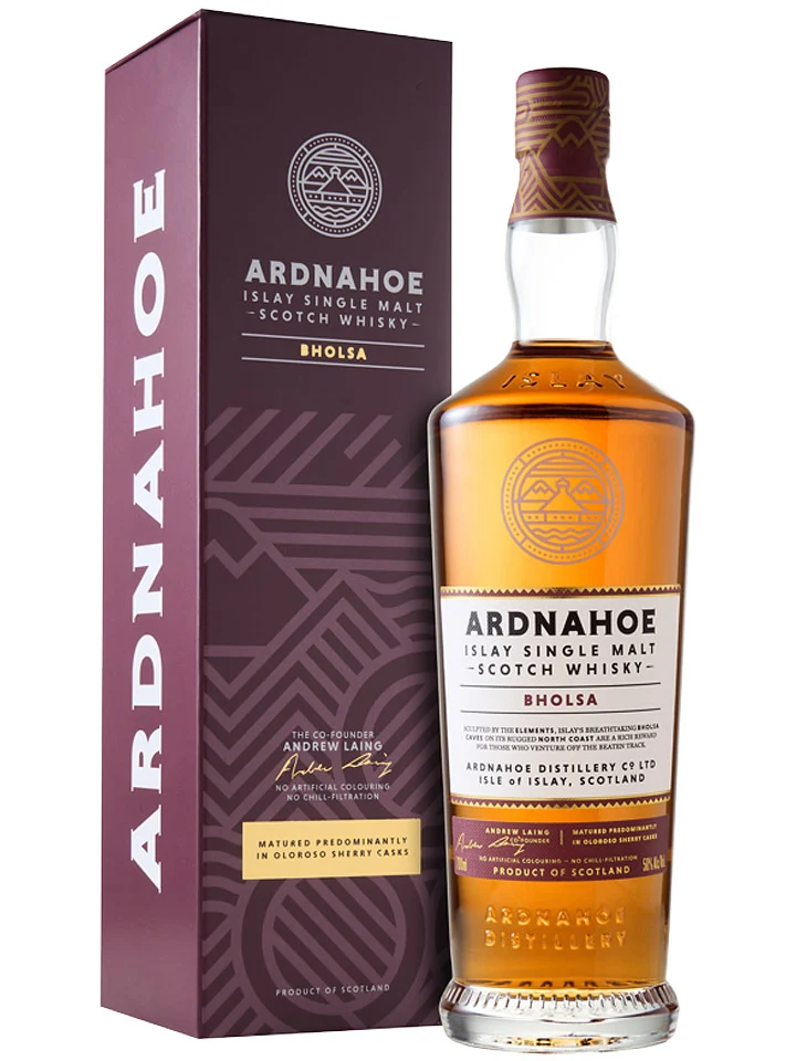 Ardnahoe Bholsa Oloroso Sherry Cask Islay Single Malt Scotch Whisky 700mL