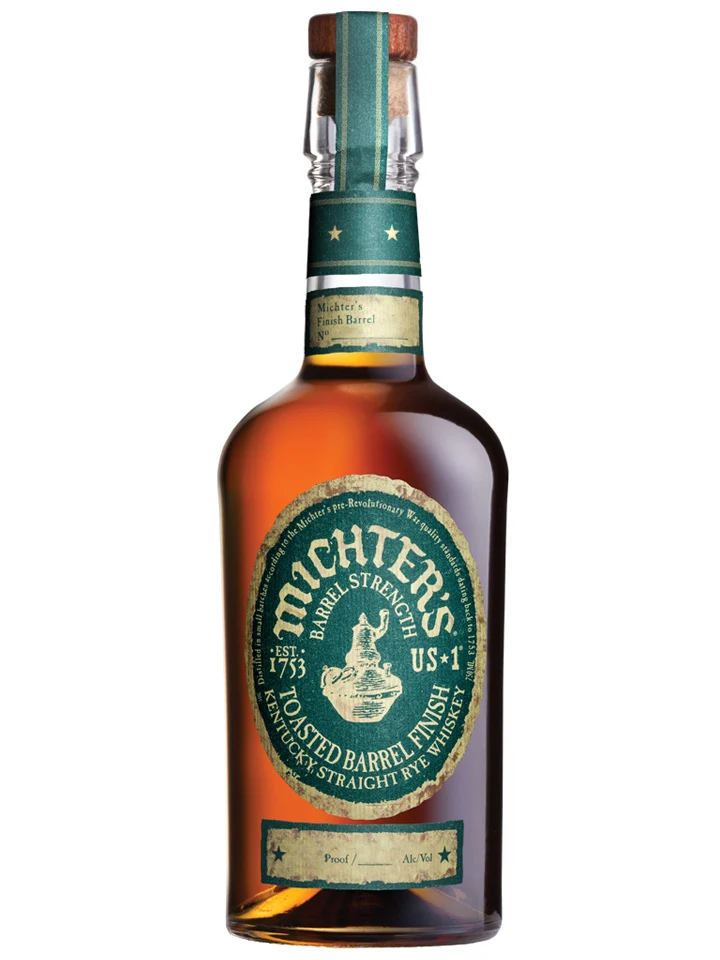 Michter's US 1 Toasted Barrel Finish 2023 Limited Release Barrel Strength Kentucky Straight Rye Whiskey 700mL