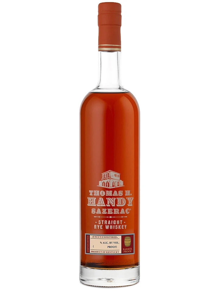 Thomas H. Handy Sazerac 2025 Release Barrel Proof 129.8 Proof (64.9%) Straight Rye Whiskey 750mL