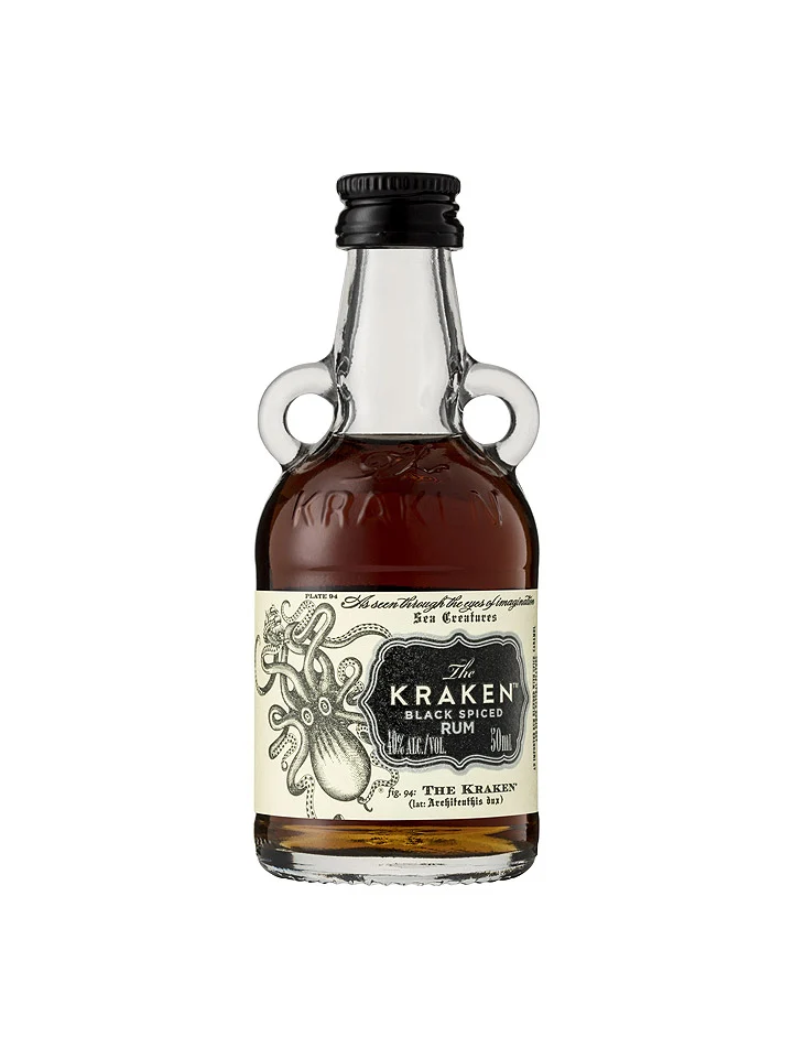 Kraken Black Spiced Rum Glass Miniature 50mL