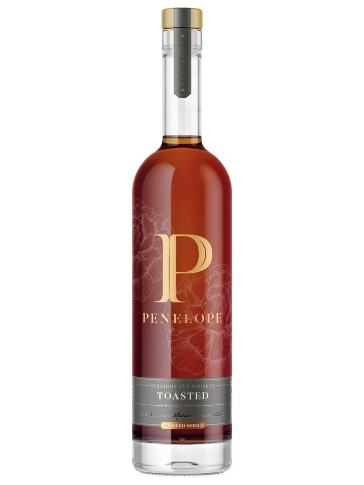 Penelope Toasted Barrel Finish Straight Rye Whiskey 750mL