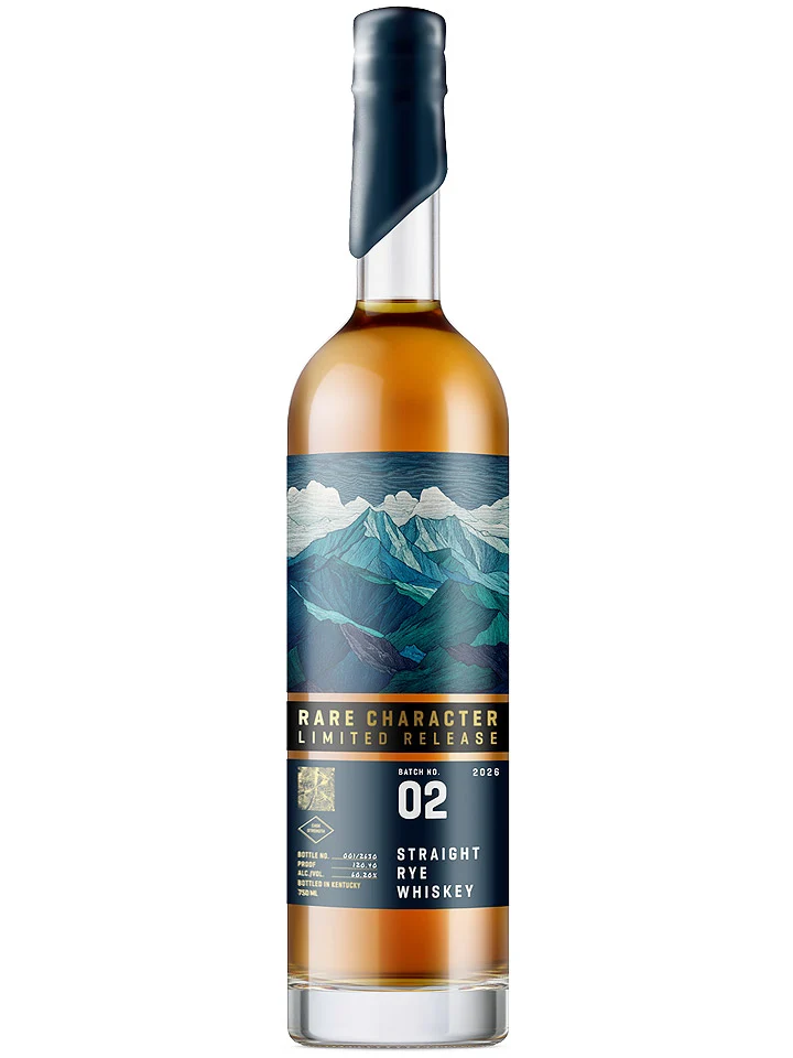 Rare Character Limited Release 2026 Batch No. 02 60.2% Straight Rye Whiskey 750mL