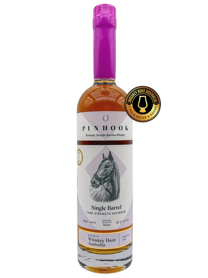 Pinhook 5 Year Old WHA Single Barrel Cask Strength Kentucky Straight Bourbon Whiskey 750mL
