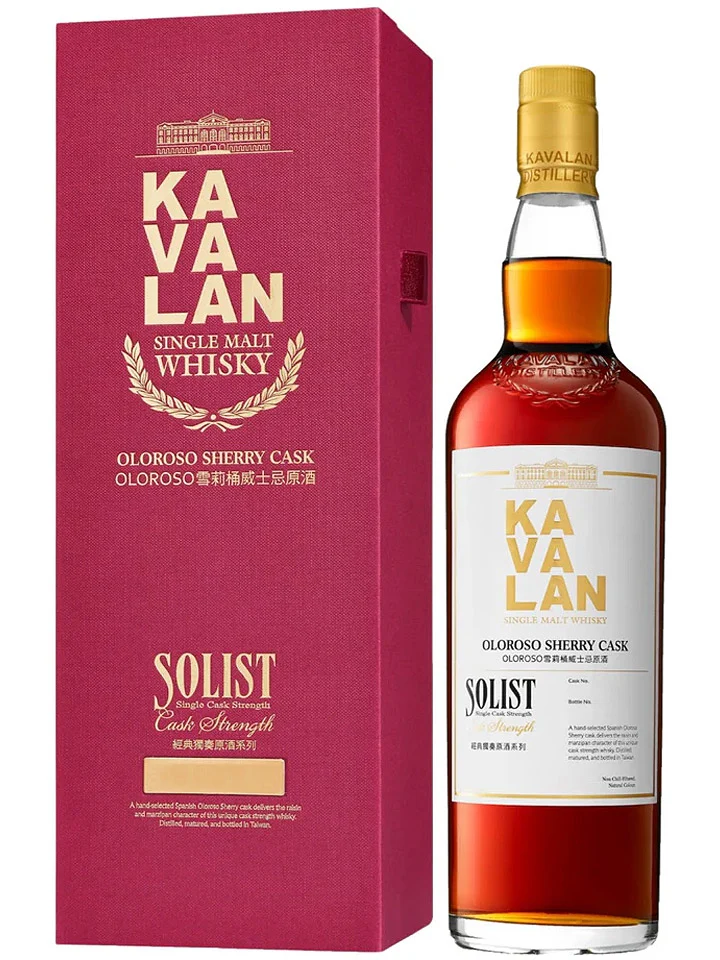 Kavalan Solist Oloroso Sherry Cask Strength Single Malt Taiwanese Whisky 1L