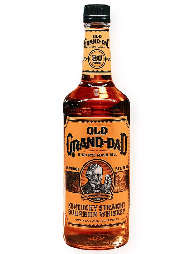 Old Grand Dad 80 Proof Kentucky Straight Bourbon Whiskey 1L