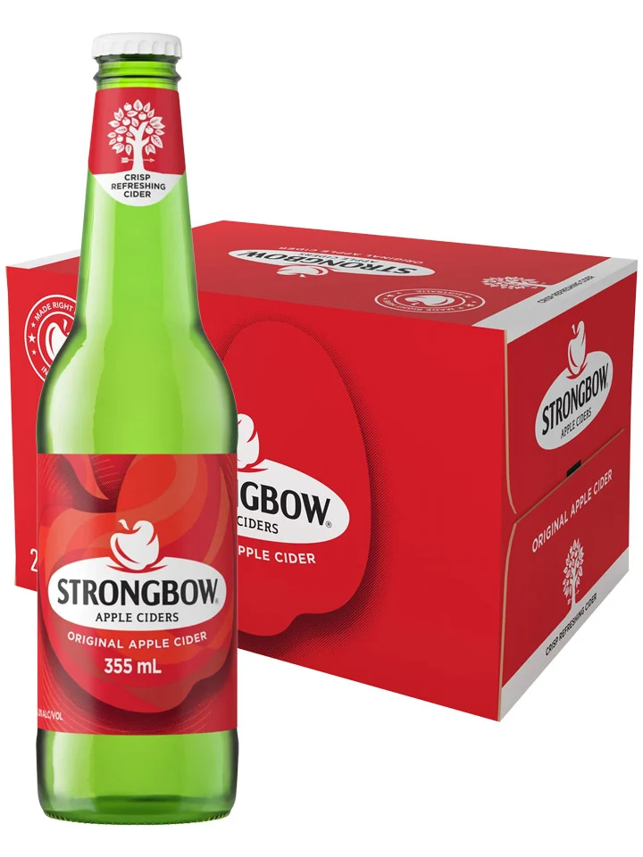 Strongbow Original Apple Cider Case 24 x 355mL Bottles