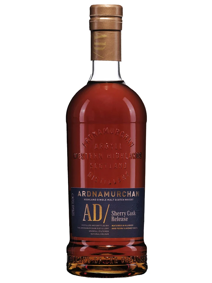 Ardnamurchan AD/ Sherry Cask Release Highland Single Malt Scotch Whisky 700mL