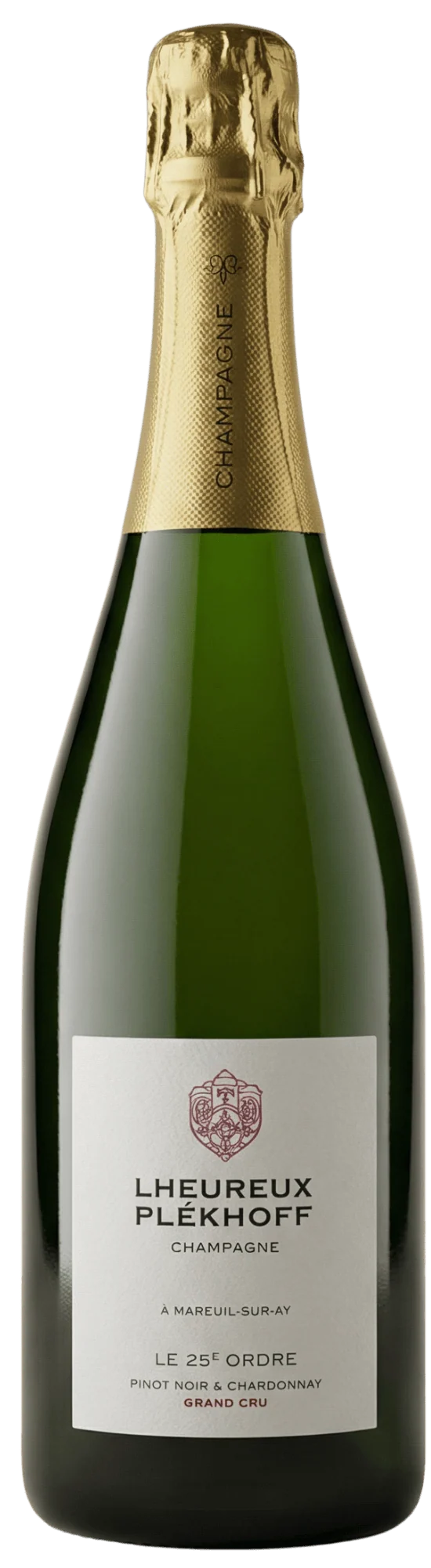 Champagne Lheureux Plékhoff Le 25e Ordre Brut Grand Cru