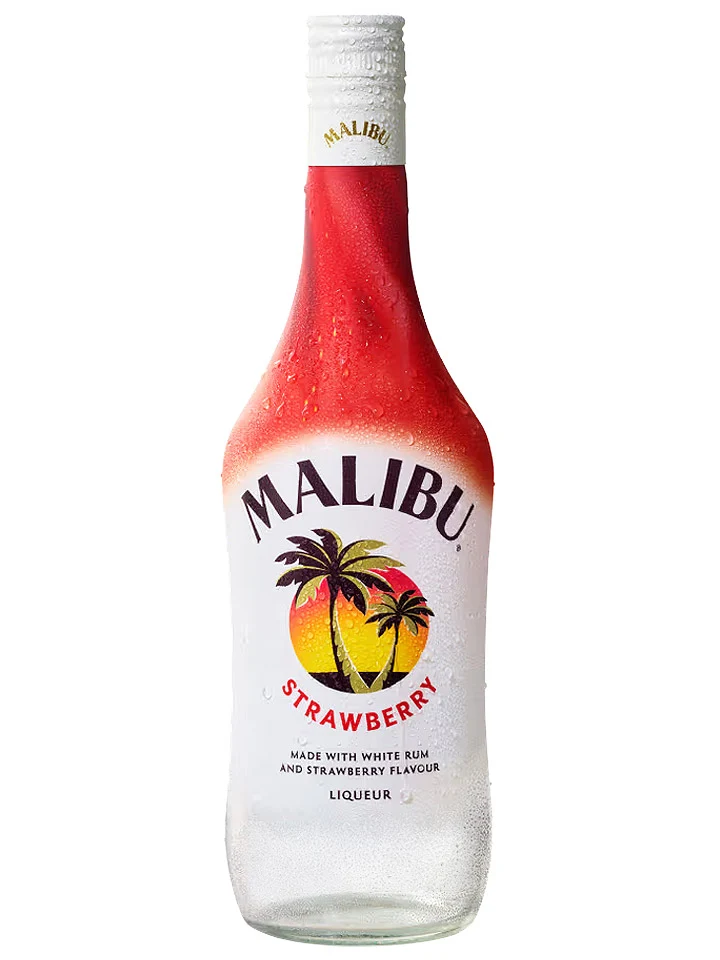 Malibu Strawberry Flavoured Caribbean Rum Liqueur 700mL