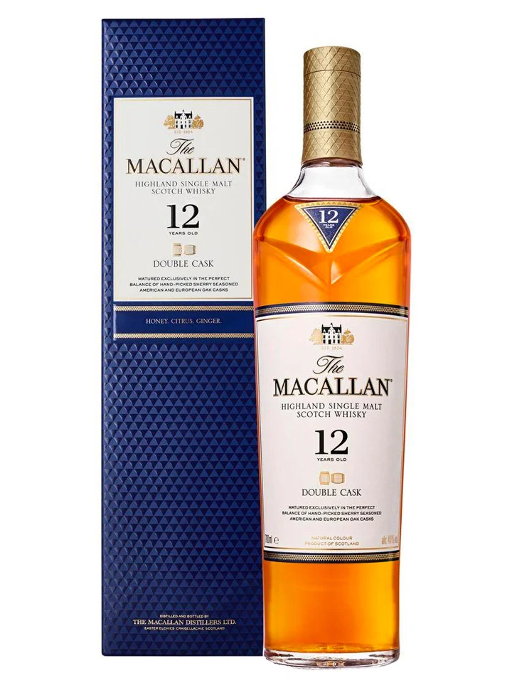 The Macallan 12 Year Old Double Cask (Older Packaging) Single Malt Scotch Whisky 700mL