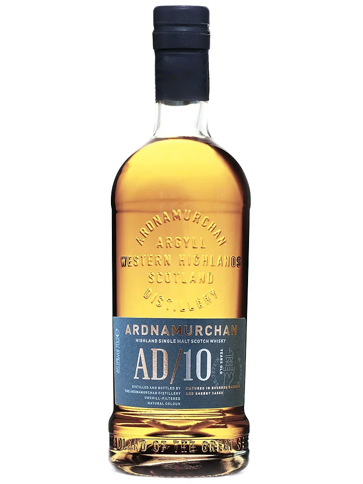 Ardnamurchan AD/ 10 Year Old First Release Highland Single Malt Scotch Whisky 700mL