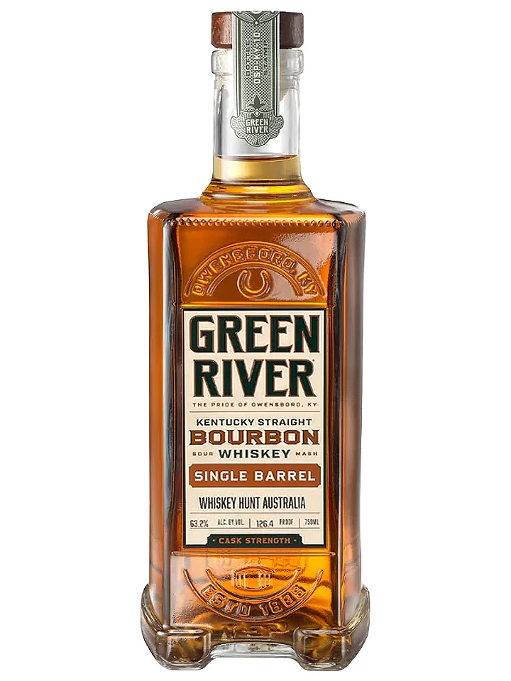 Green River WHA Single Barrel Cask Strength Kentucky Straight Bourbon Whiskey 750mL