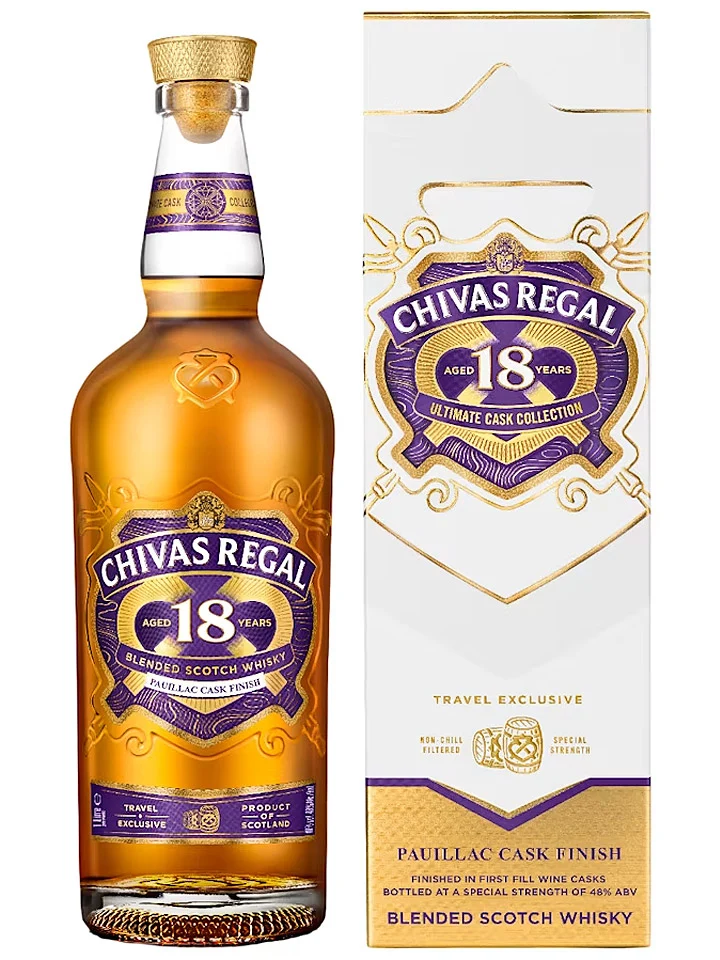 Chivas Regal 18 Year Old Pauillac Cask Finish Blended Scotch Whisky 1L