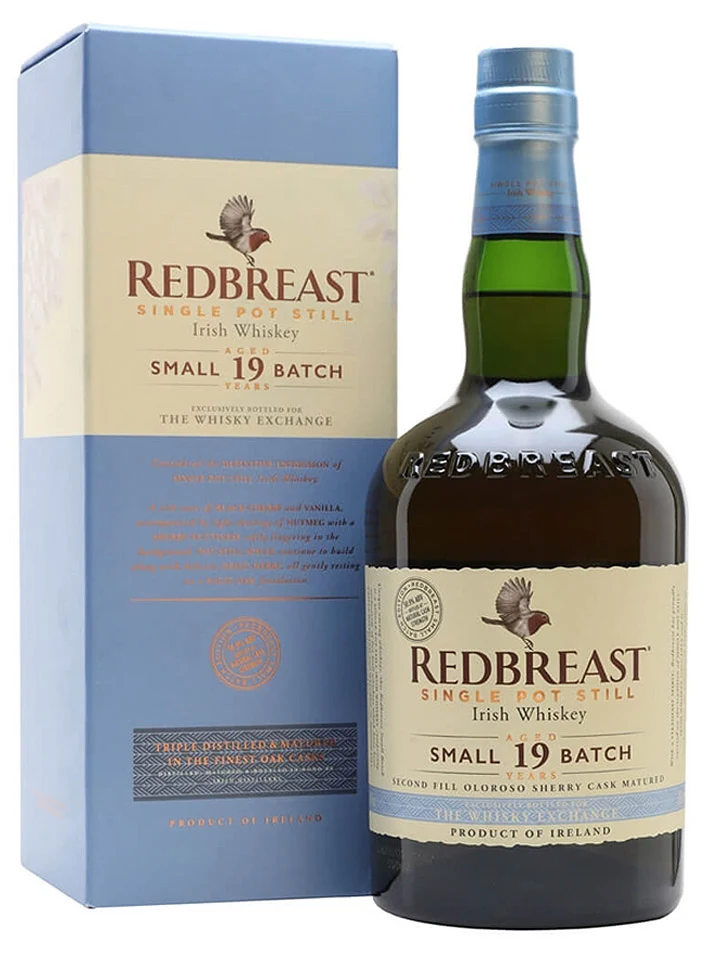 Redbreast 19 Year Old Small Batch Oloroso Sherry Cask Strength Single Pot Still Irish Whiskey 700mL