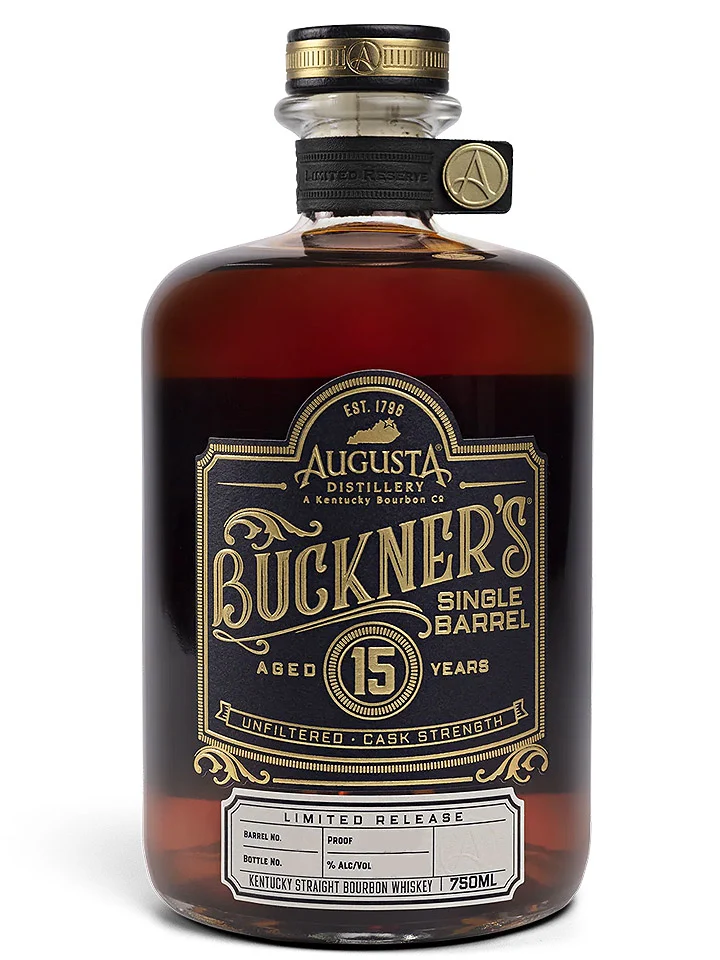 Augusta Distillery Buckner's 15 Year Old (BuffTurkey) Single Barrel 57.9% Cask Strength Kentucky Straight Bourbon Whiskey 750mL