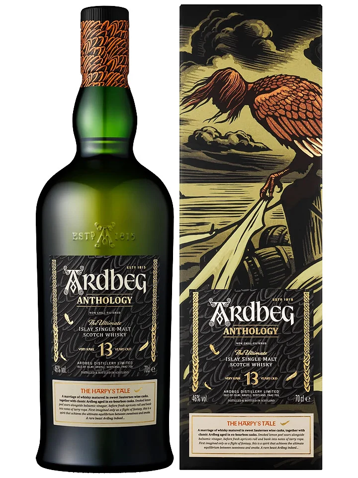 Ardbeg 13 Year Old 'The Harpy's Tale' Anthology Limited Edition Single Malt Scotch Whisky 700mL