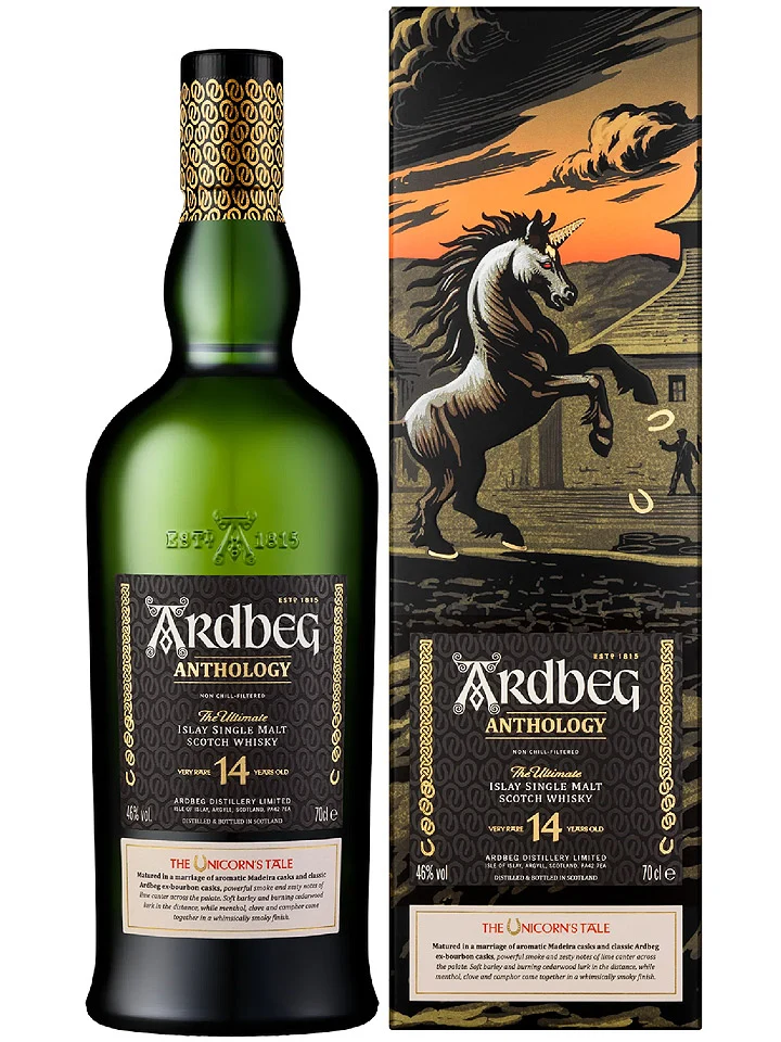 Ardbeg 14 Year Old 'The Unicorn's Tale' Anthology Limited Edition Single Malt Scotch Whisky 700mL