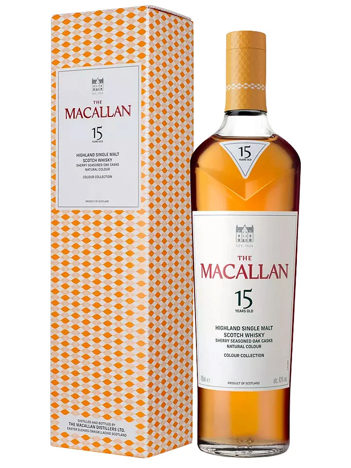 The Macallan 15 Year Old Colour Collection Single Malt Scotch Whisky 700mL