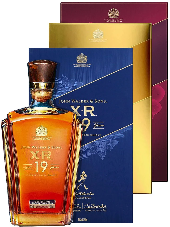 Johnnie Walker XR Collection 19, 21 & 23 Years Old Blended Scotch Whisky 3 x 750mL