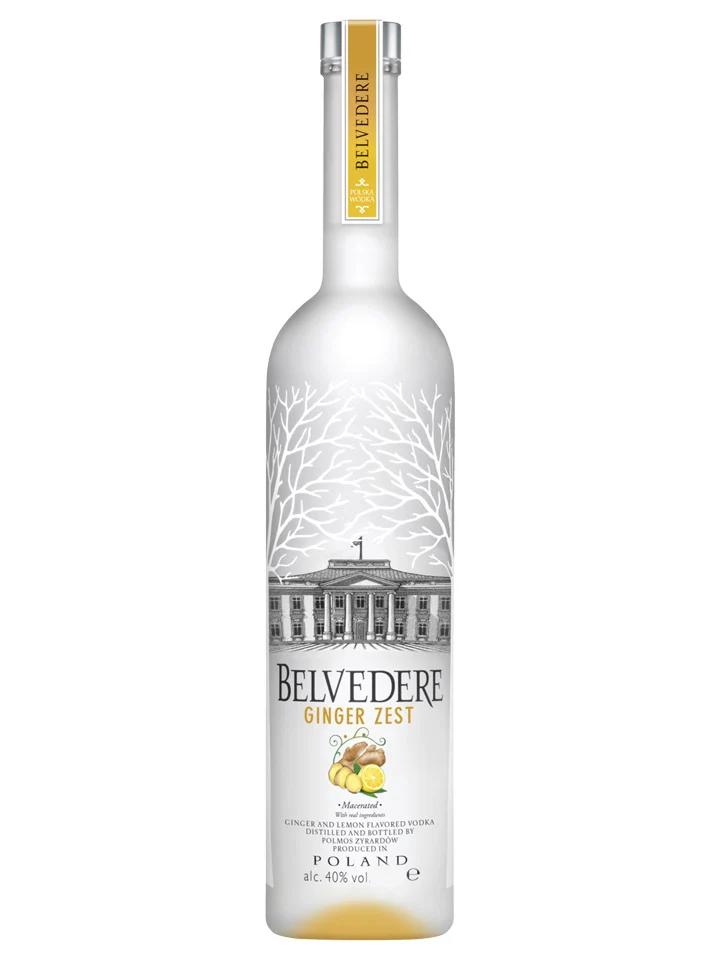 Belvedere Ginger Zest Flavoured Polish Vodka 700mL