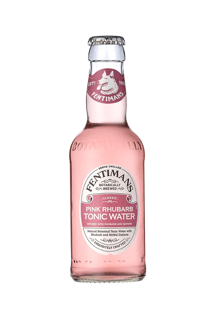Pink Rhubarb Tonic Water