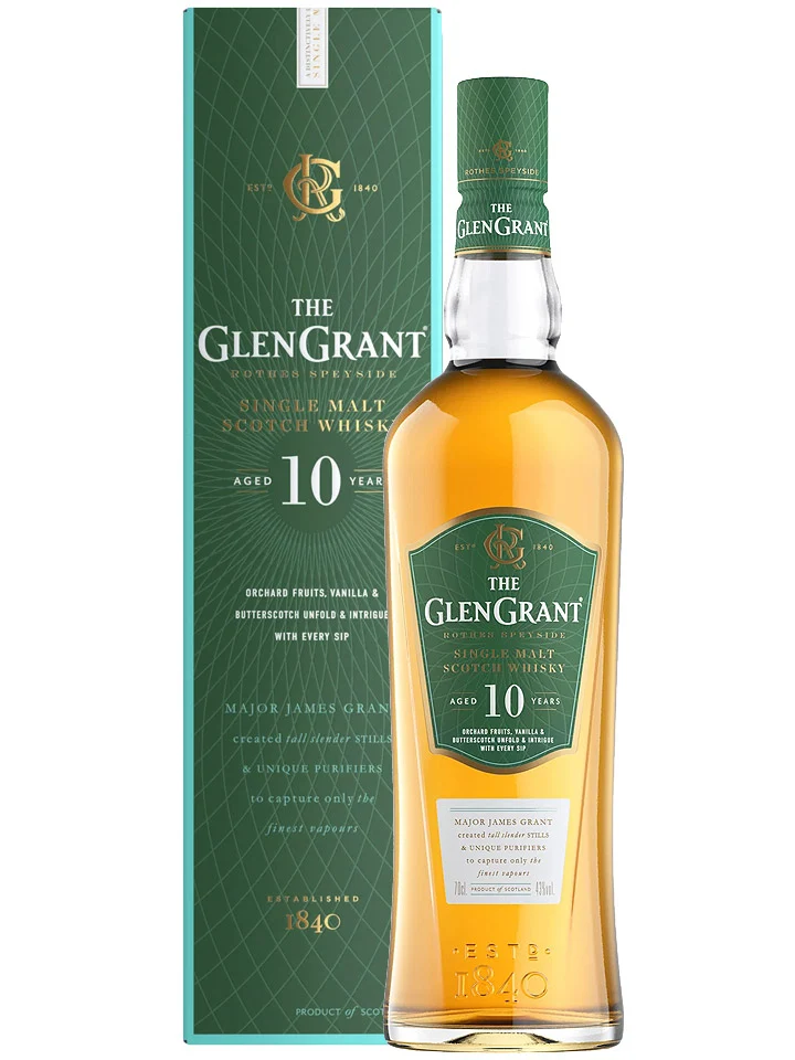 Glen Grant 10 Year Old Single Malt Scotch Whisky 700mL