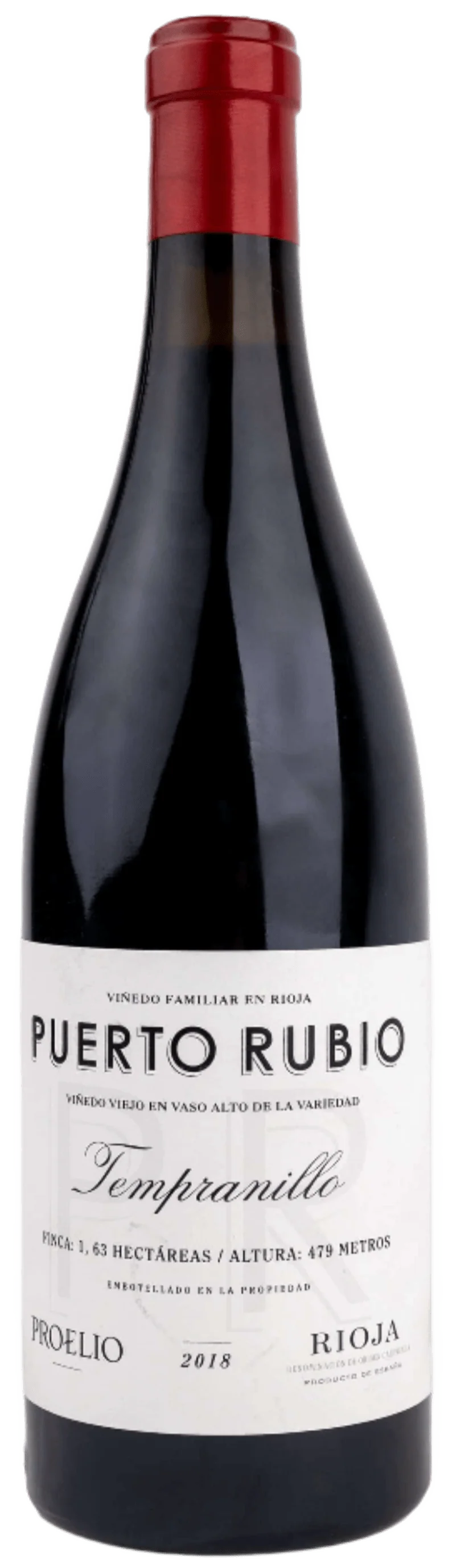 Proelio Puerto Rubio Tempranillo 2018