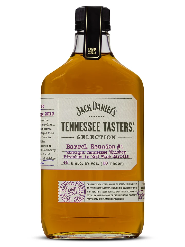 Jack Daniel's Tennessee Tasters' Selection Limited Edition Barrel Reunion #1 Red Wine Barrels Tennessee Whiskey 375mL