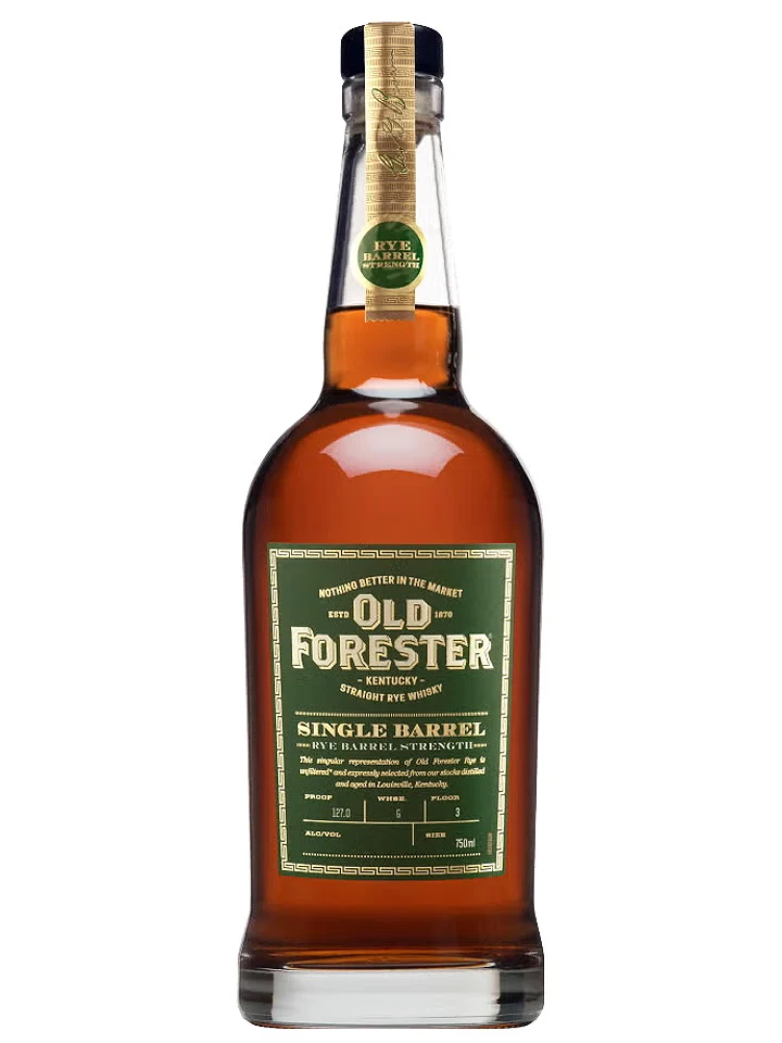 Old Forester Single Barrel Barrel Strength Kentucky Straight Rye Whiskey 750mL