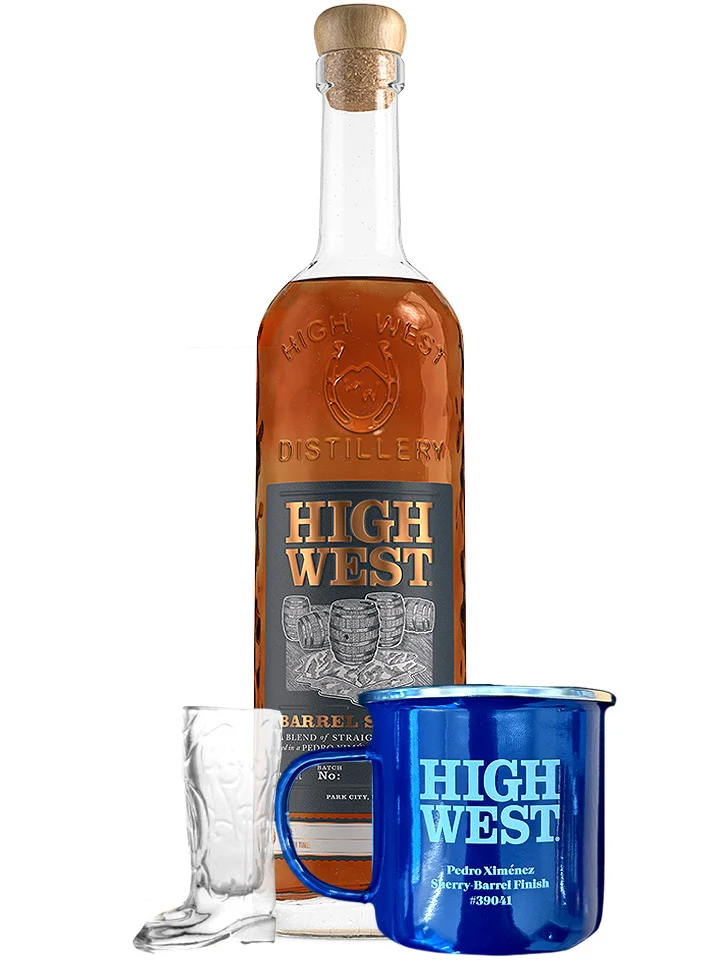 High West Pedro Ximénez Sherry Cask WHA Barrel Select Blended Straight Whiskey 750mL