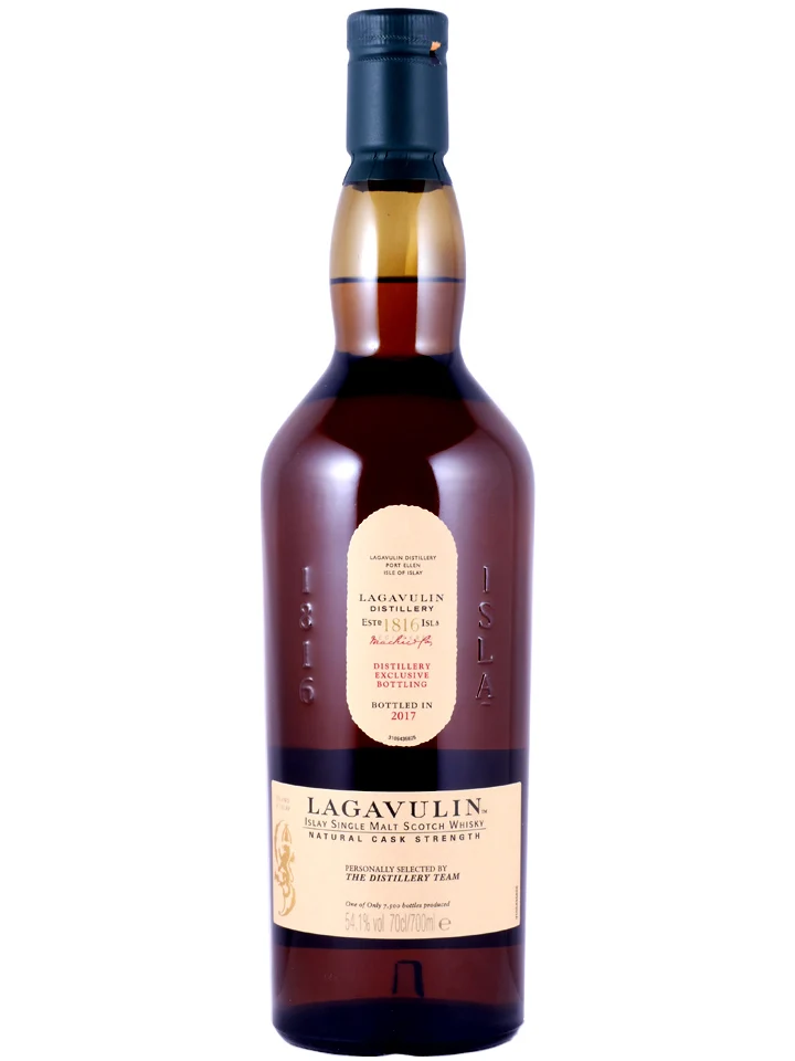 Lagavulin Distillery Exclusive 2017 Cask Strength Single Malt Scotch Whisky 700mL