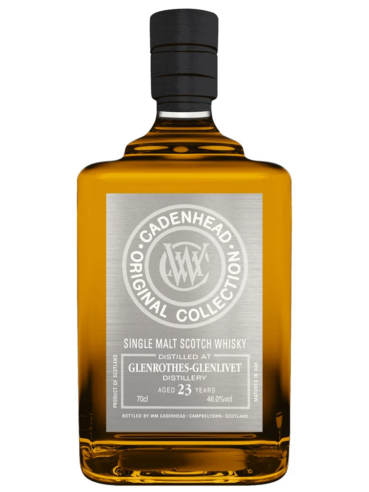 Glenrothes 23 Year Old Cadenhead's Original Collection Single Malt Scotch Whisky 700mL